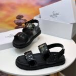Garavani valentino buckled sandals slides