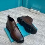 Glossed-leather ankle boots Black - Image 2