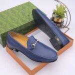 Colony horsbit leather loafers Blue