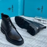 Beckman leather Chelsea boots black