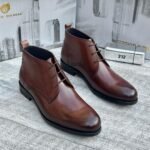 Beckman leather Chelsea boots brown
