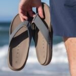 Beach City Raglan unisex flip-flops sandals color: fossils/gray - Image 8