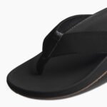 Beach City Raglan unisex flip-flops sandals black - Image 5