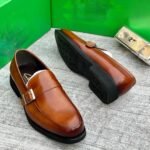 Burnishes polishable Scott single-strapped Clark shoes | brown