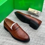 Burnishes polishable Scott brogue Clark shoes | brown