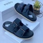 Double-straps padro leather sandals