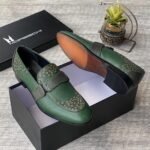Moreschi loafers green