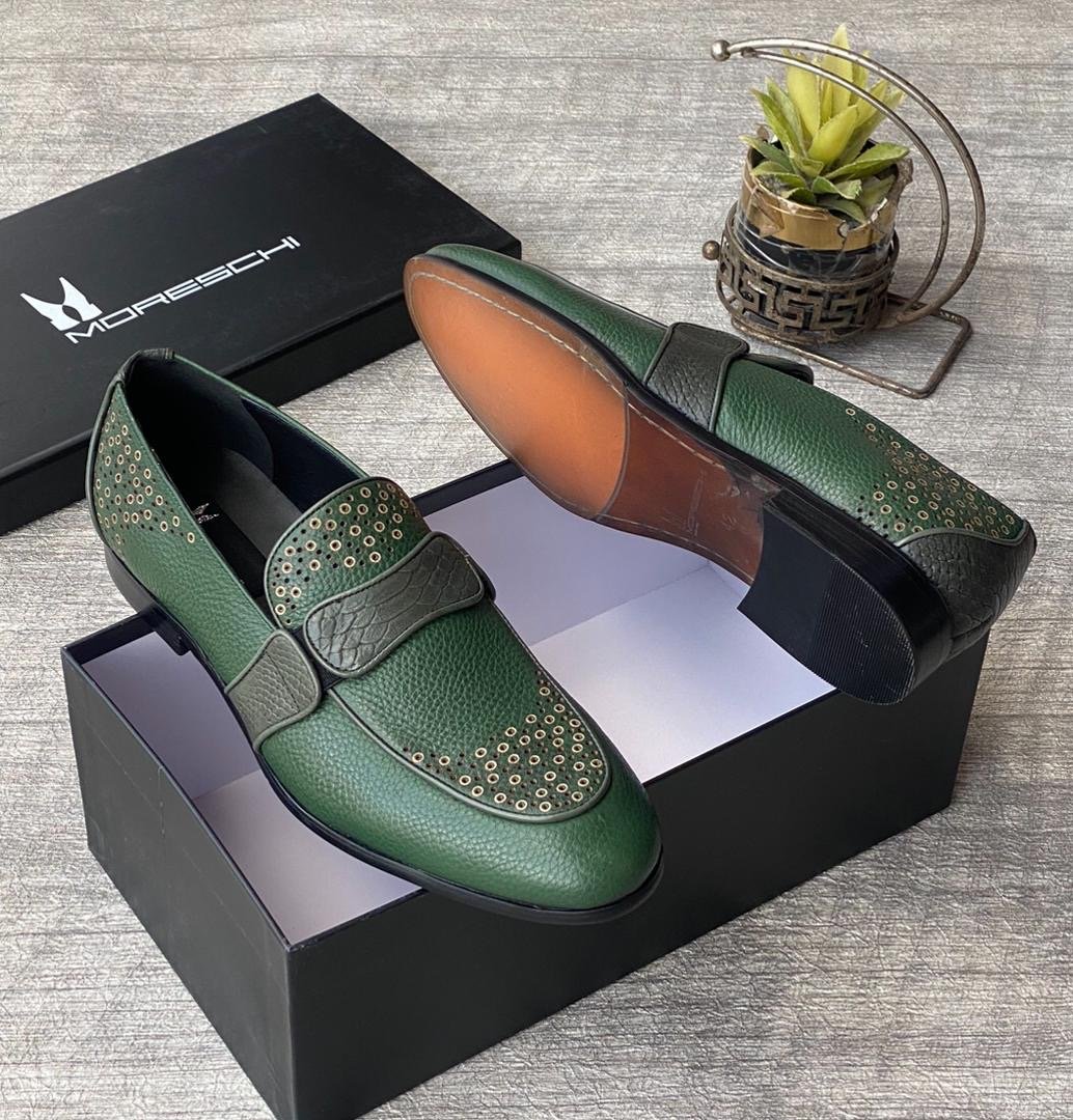 9e2d7d37-04af-4ff5-81af-e5dc55fd5f13 Moreschi loafers green - Image 1