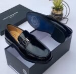 Classic Dan leather penny loafers black - Image 2