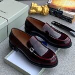 Richwana Horsbit wine colour loafers