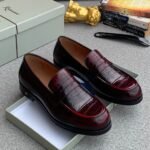 Richawana Grained calfskin wine colour