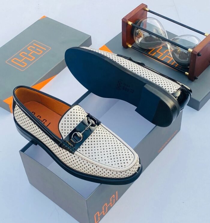 OGGI embellishes Grained calfskin white - Image 2