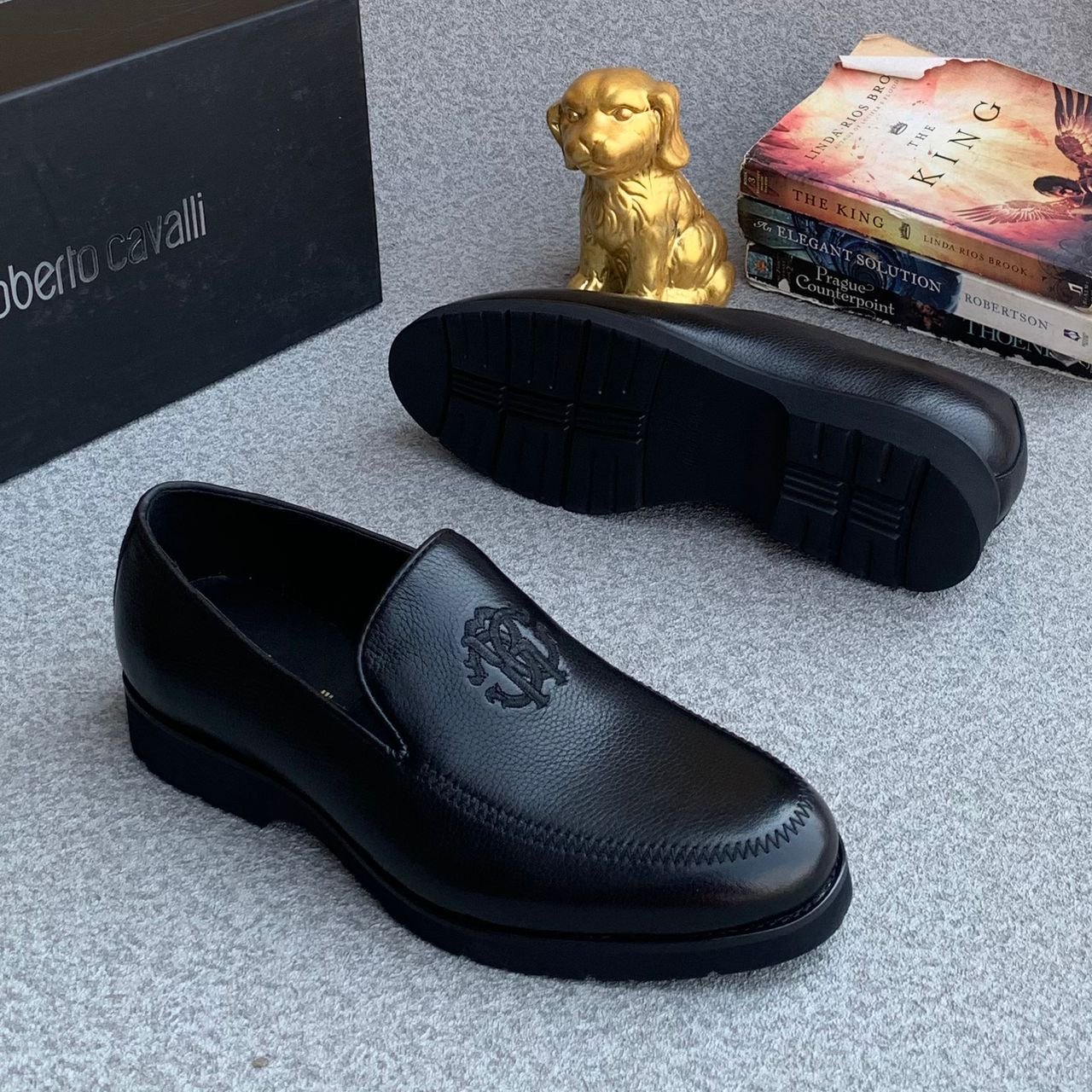 e930479b-36c1-43b4-abfe-80a38b6714d8 Easy weejuns Larson leather penny loafers black - Image 1