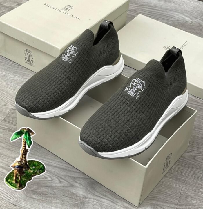 Brunello Cucinelli Classic luxury sneakers Gray - Image 2