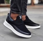 Classic luxury LV sneakers black