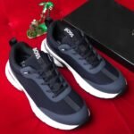 Boss luxury Sneakers Navy Blue