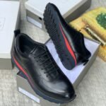 Roberto Serpentini Leather sneakers black colour