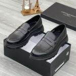 Alberto Guardiani Strap Penny Loafers Black