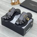 Alberto Guardiani Mule Loafers Black