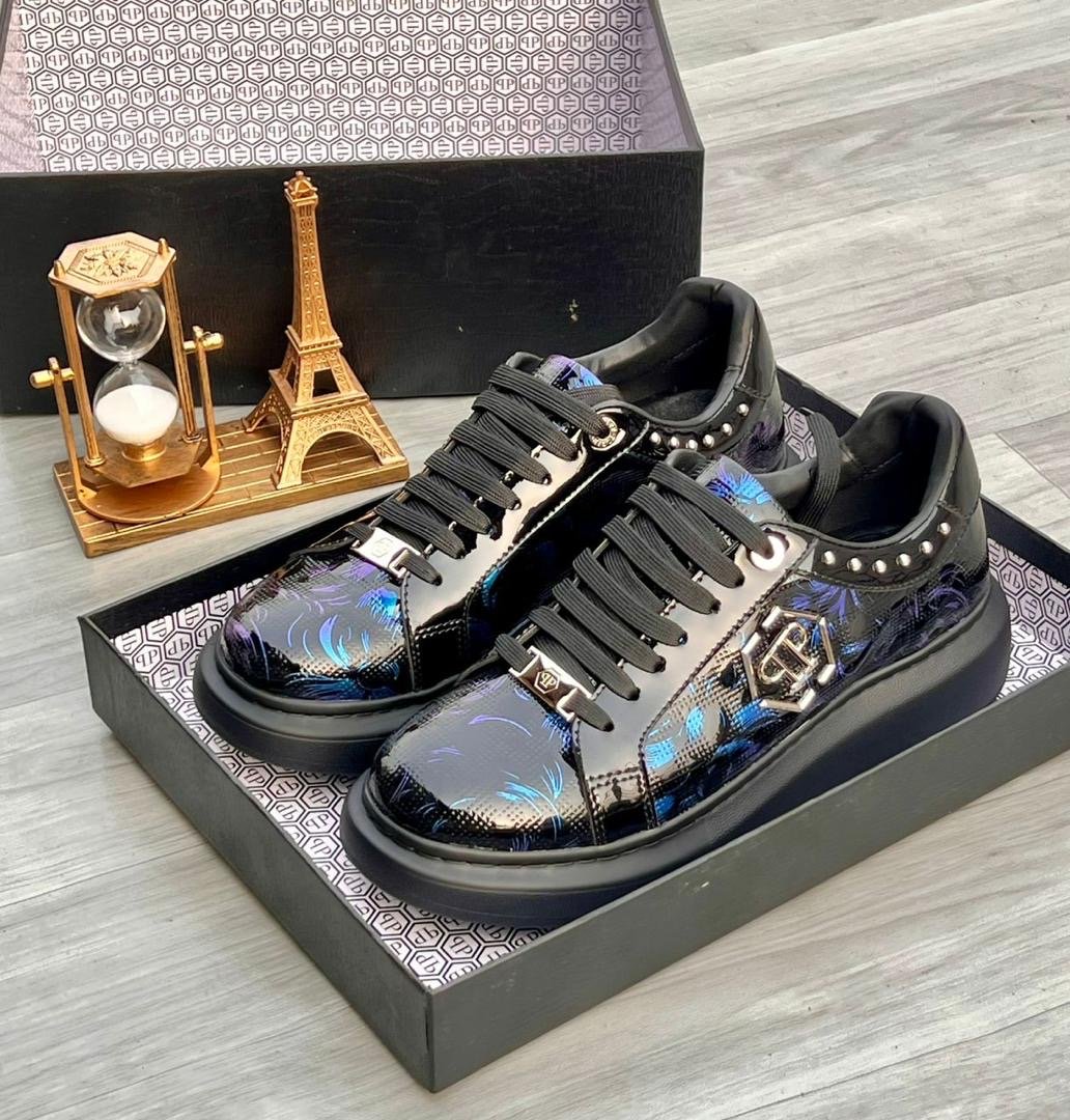 cde25a97-38fd-4f21-868a-6e7323f71293 Philip plein men’s casual sneakers - Image 1