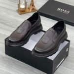 Boss Penny Loafers Coffee Brown