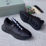 Berluti shadow sneakers luxury leather slip-on trainers crafted with venezia calf leather coffee black colour