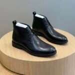 Clarks lace-up leather Chelsea boot Black - Image 2