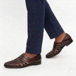 Fisherman tomford leather sandals dark brown