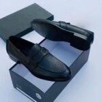 Morreschi penny leather Loafers black