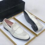 Morreschi penny leather Loafers white