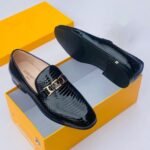 Lv penny leather Loafers black