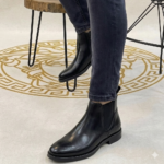 Clarks Jason leather Chelsea boot Black