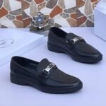 Astaire full-grain leather loafers black