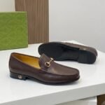 Colony horsbit leather loafers brown