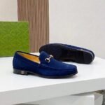 Colony horsbit suede loafers navy blue