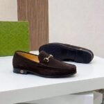 Colony horsbit suede loafers coffee brown