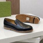 bugatchi penny leather Loafers black